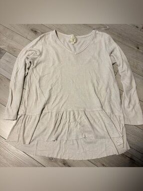 Colortree Waffle Blouse